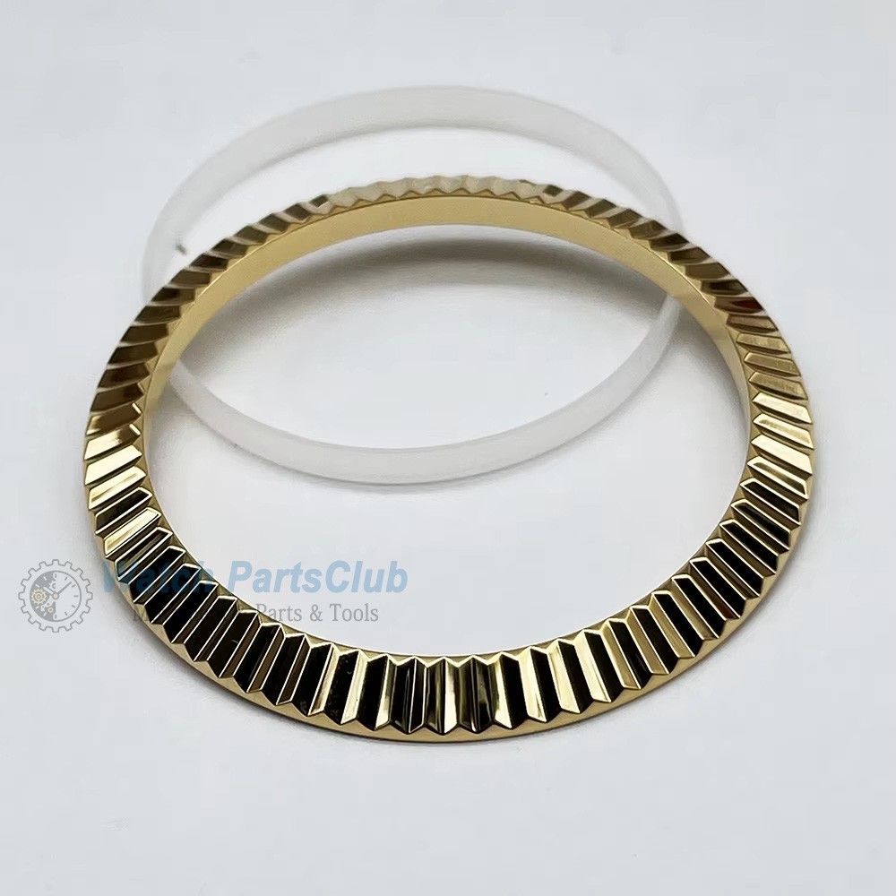 41mm Fluted Steel Bezel For DJ 126300 126333 126334 Watch Mod Parts