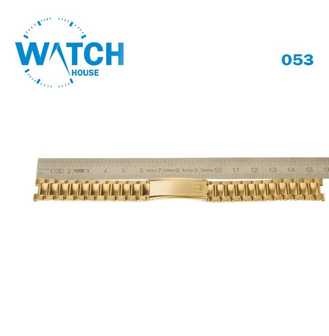 Swiss Tissot Metal Band bracelete stainless steel gold, BW: 13mm, LW: 5.06mm