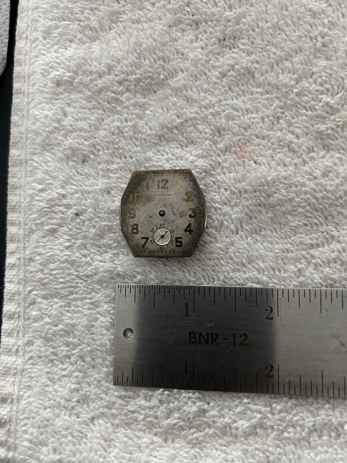 Antique Art Deco Waltham Movement Art Deco Dial
