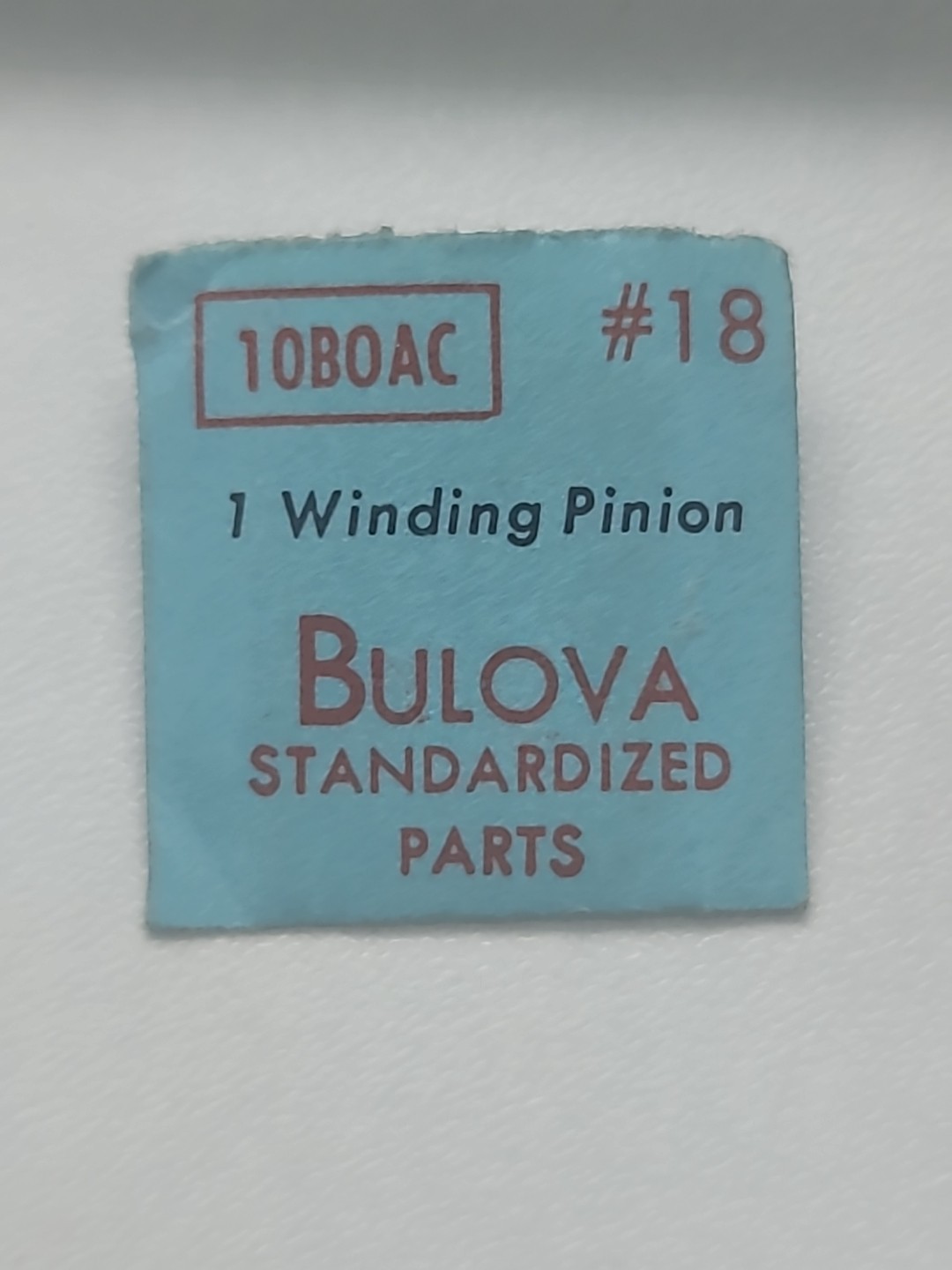 NOS Vintage Bulova Winding Pinion #18 (See dropdown for Part #’s)
