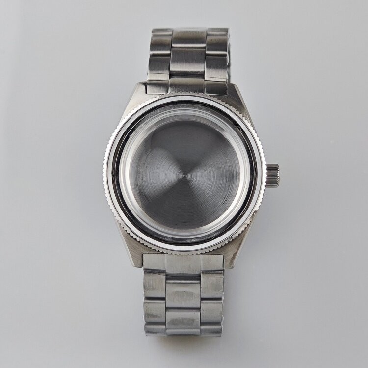 41Mm Stainless Watch Case+Strap Ceramic Bezel Minerals for Nh35 Nh36 4R Movement