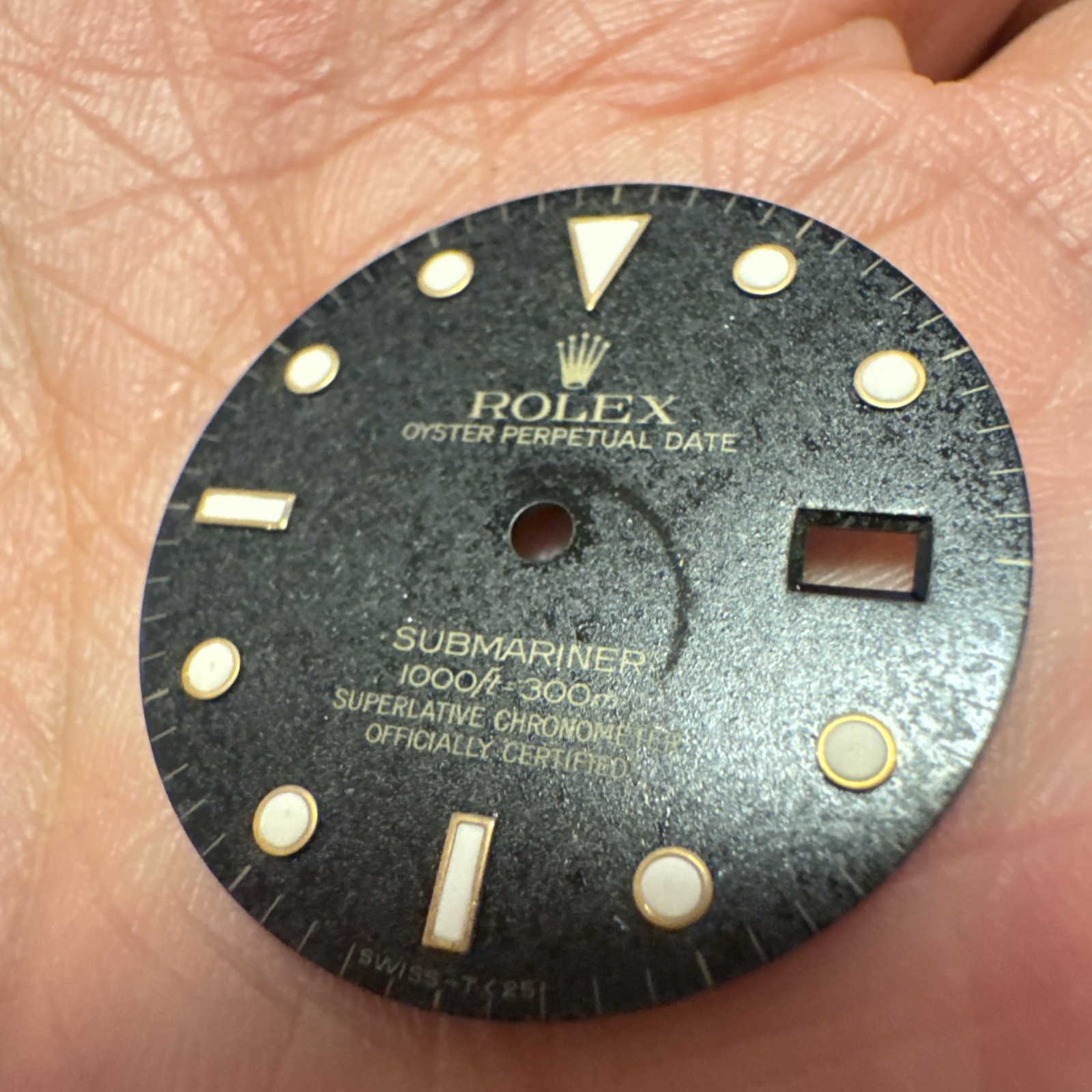 Tropical Rare Rolex Oyster Submariner 16618 16613 dial excellent Patina (S4)