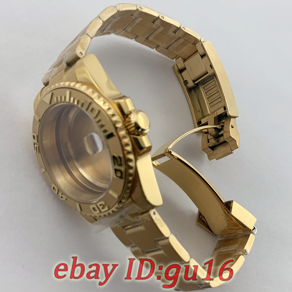 40mm Ceramic bezel Watch Case Fit NH34 NH35 NH36 ETA 2824/2836 Miyota82 Series