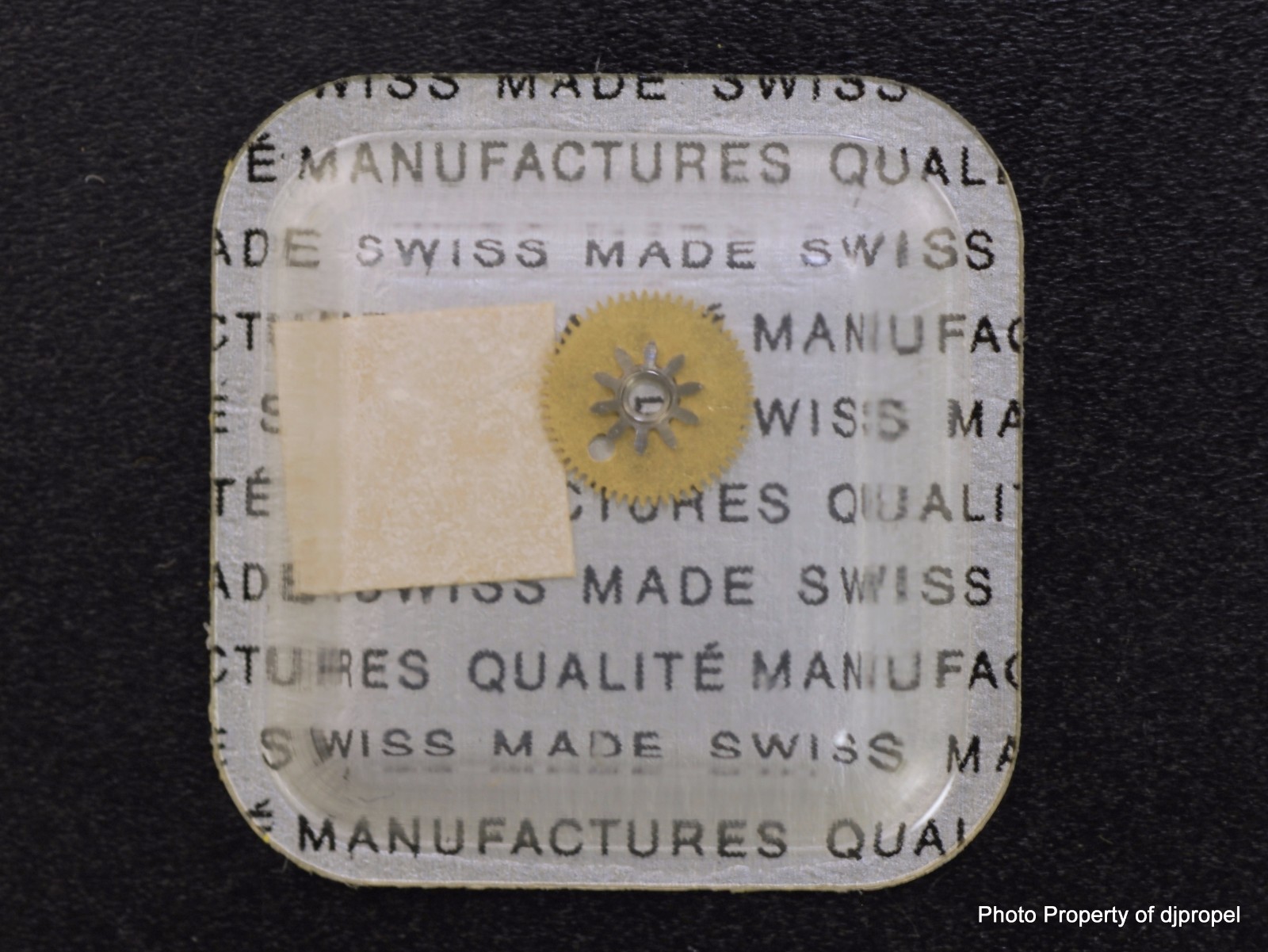 Vintage Universal Geneve Cal. 72 Date Star Driving Wheel Part # 2556/1