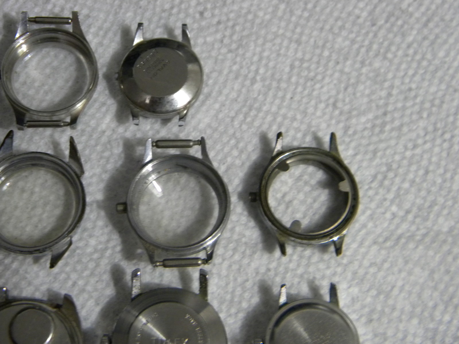 Lot of Ladies Mostly Stainless Steel Wrist Watch Cases Watches and Partial Cases