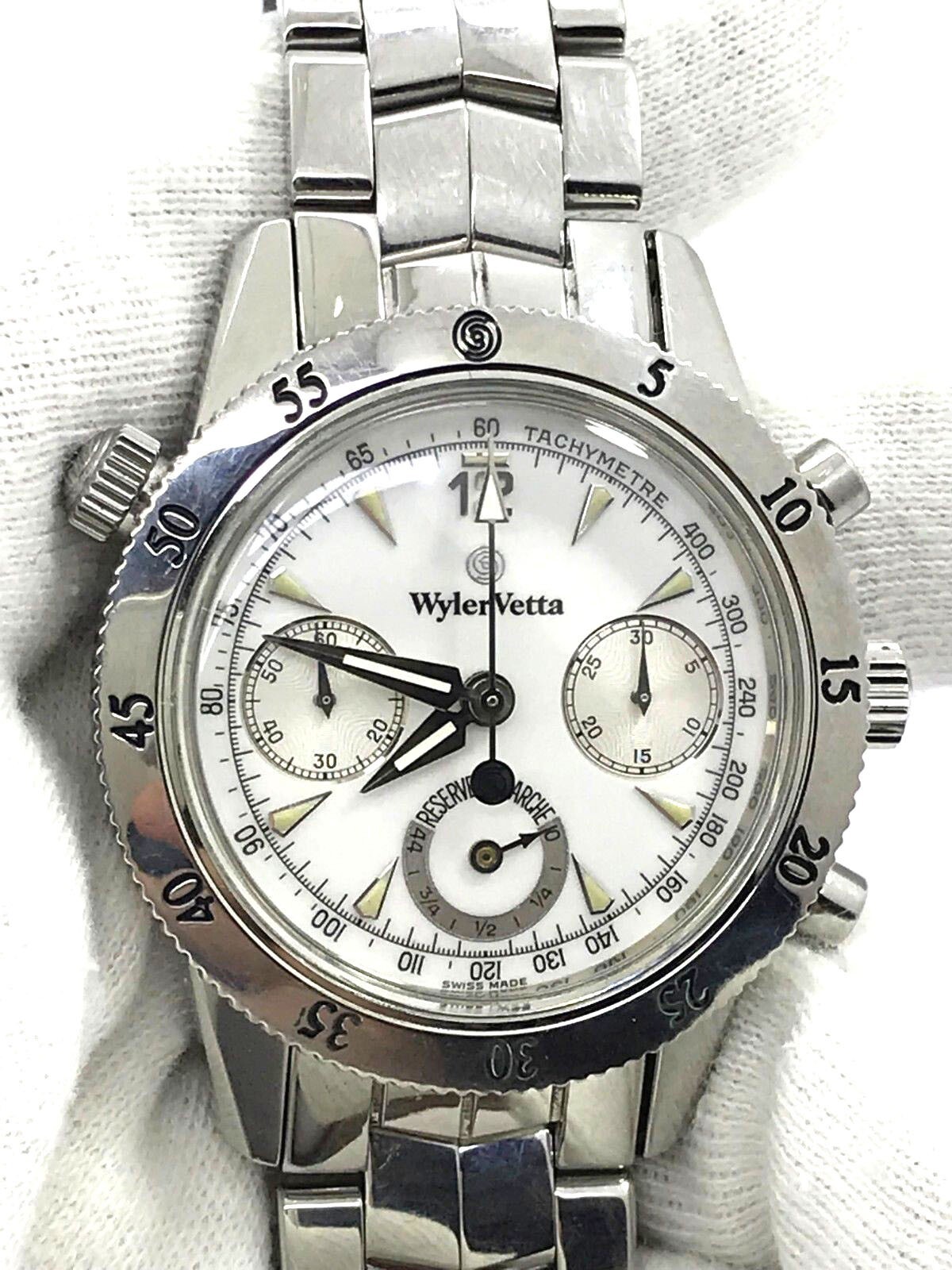 Wyler Vetta Trafalgar Crono Incaflex Reserve de marche Swiss Made.