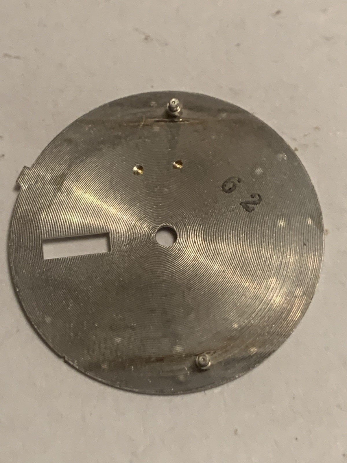 Seiko Dial White Dial With Steel Batons Part 6619-9980