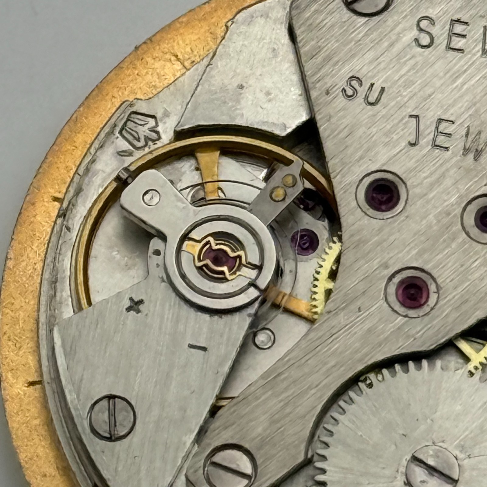 Poljot 2614.2H Watch Movement Sekonda Soviet 17 Jewels Parts Repair 26.4mm