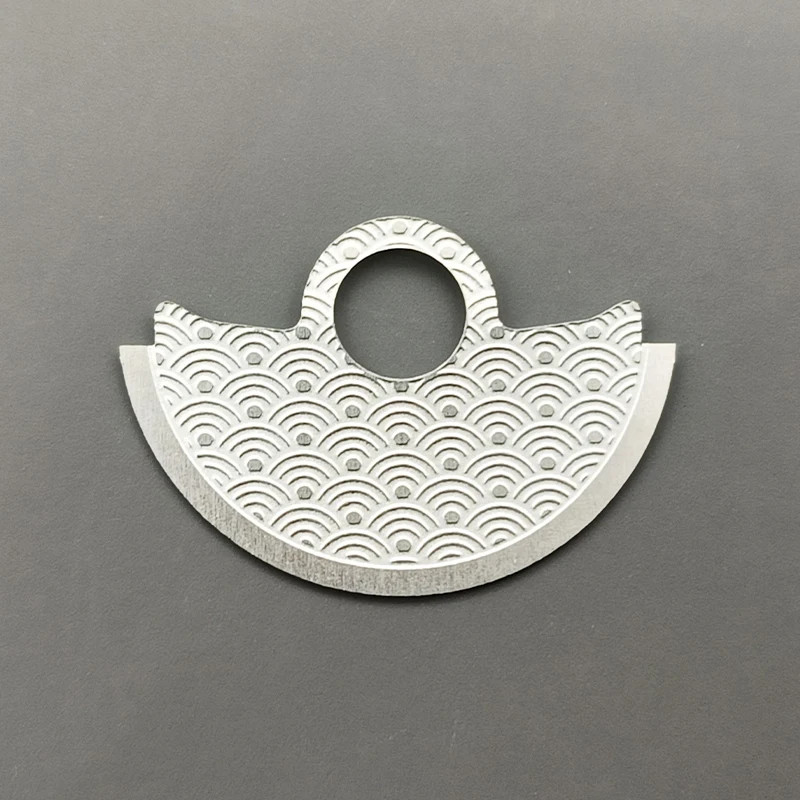Wave Pattern NH35 Automatic Hammer Rotor Metal Patch Fits 4R35 4R36 NH35 NH36 NH