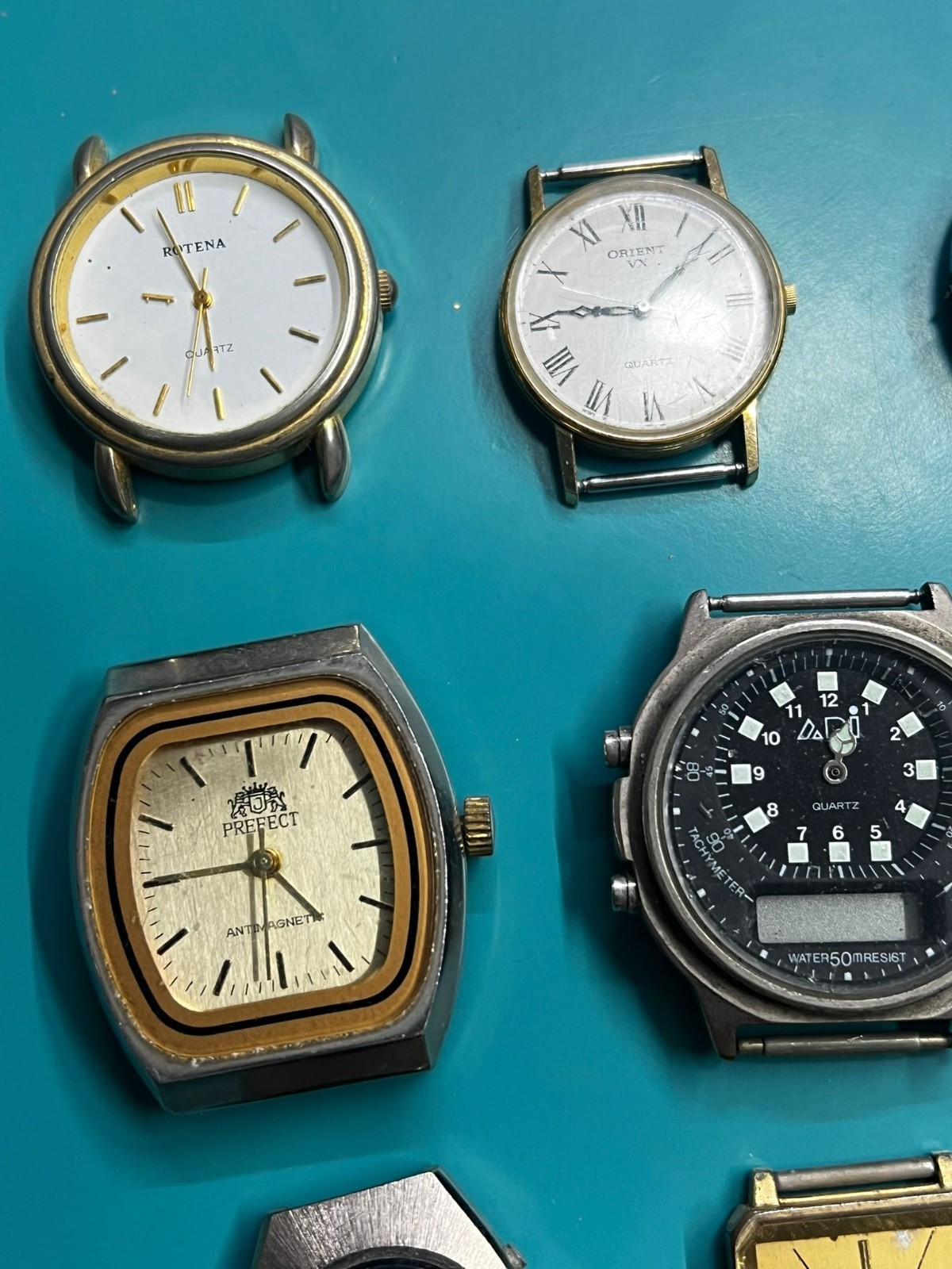 Lot of 14 Vintage Watches – ORIENT, CITIZEN, BOY LONDON – For Parts or Repair