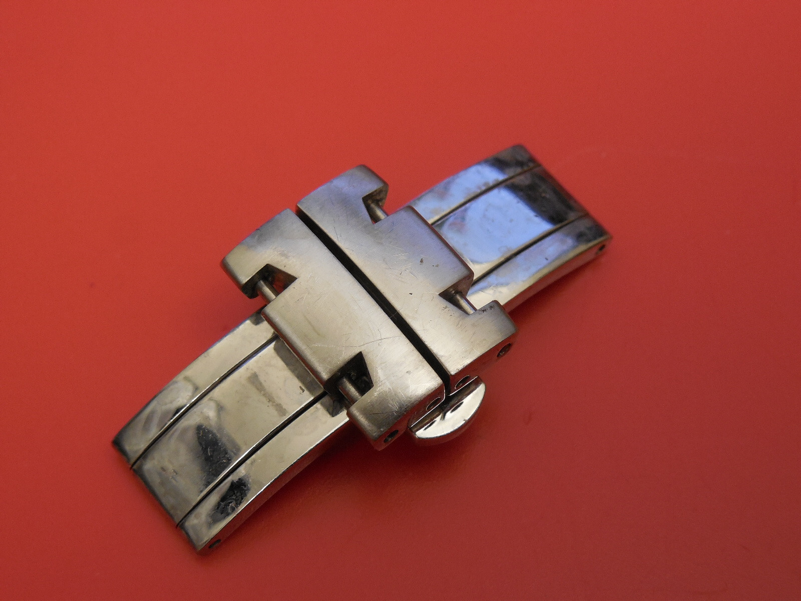 CONCORD STEEL SARATOGA STRAP BAND BRACELET 16MM LINK DEPLOYMENT BUCKLE UPDATED