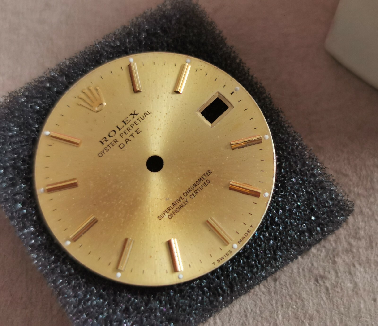 Rolex Champagne dial for oyster perpetual date Ref. 15223 quick set