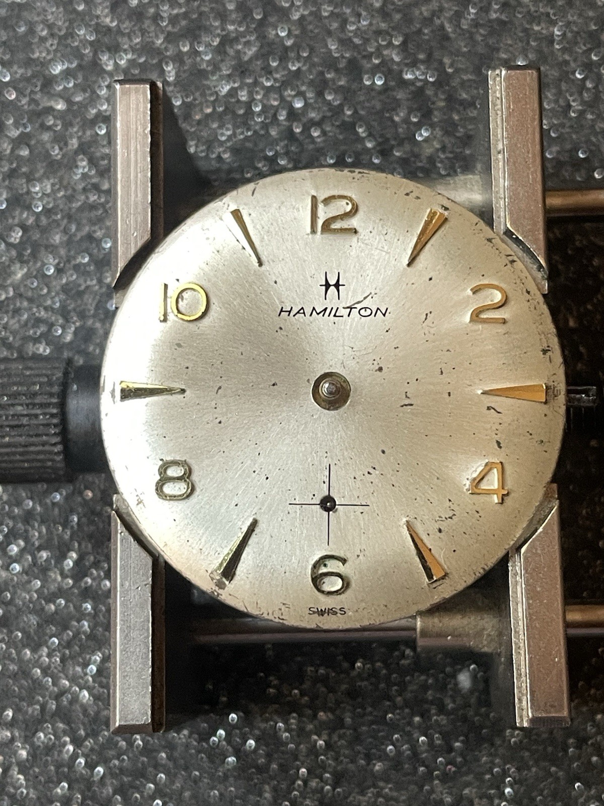 Hamilton watch Movement 686 Parts Or Repair With Original Dial