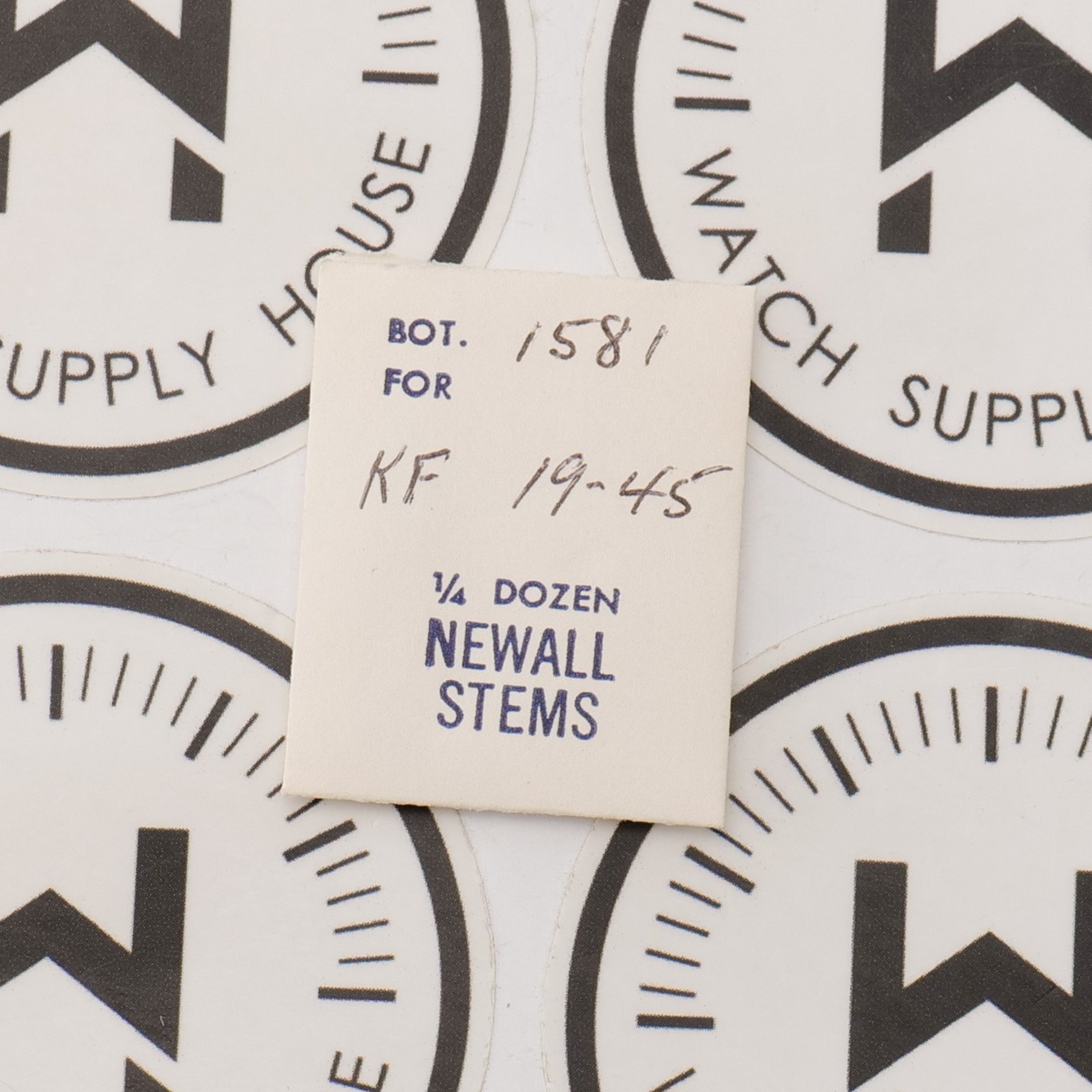 KF 19.45, 19.26, 19.451 Watch Winding Stem Part #401 New Old Stock (C7D17)