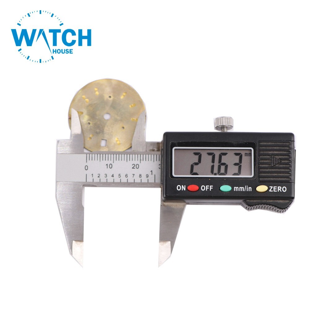 Original Swiss-Made White Dial Fits Eta 251.264 or 251.262, Size 29.50mm.