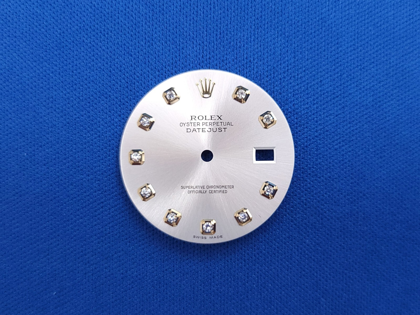 REFINISHED ROLEX 116233(43) DATEJUST SILVER DIAMOND DIAL CAL.3135 W/ HANDS