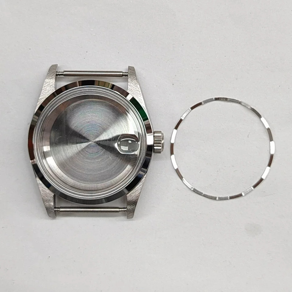 36mm Stainless Watch Case Acrylic Glass For Nh35 Nh36 4R Movement 28.5-29mm Dial