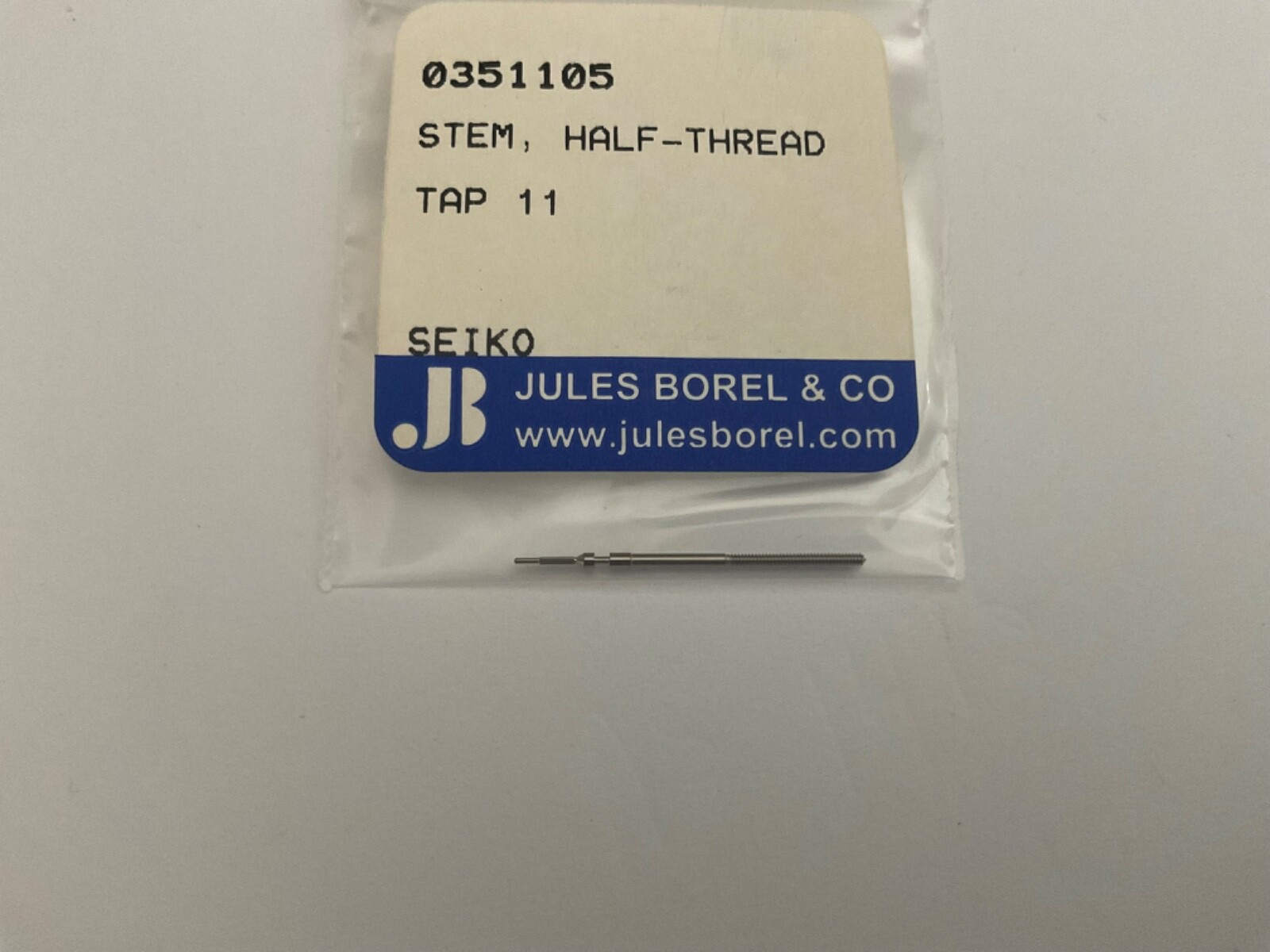 SEIKO STEM HALF-THREAD TAP 10 WATCH PART 0351105