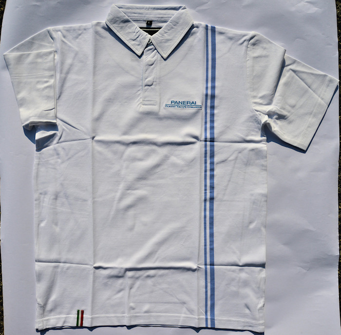 Rare Original Panerai Polo Size L Men White Classic Yachts Challenge New