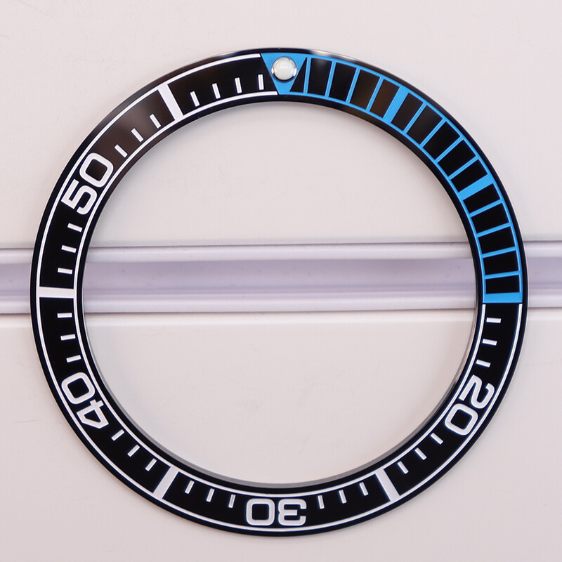 Outer diameter 41mm inner diameter 32.2mm modified Seiko warrior Ceramic bezel
