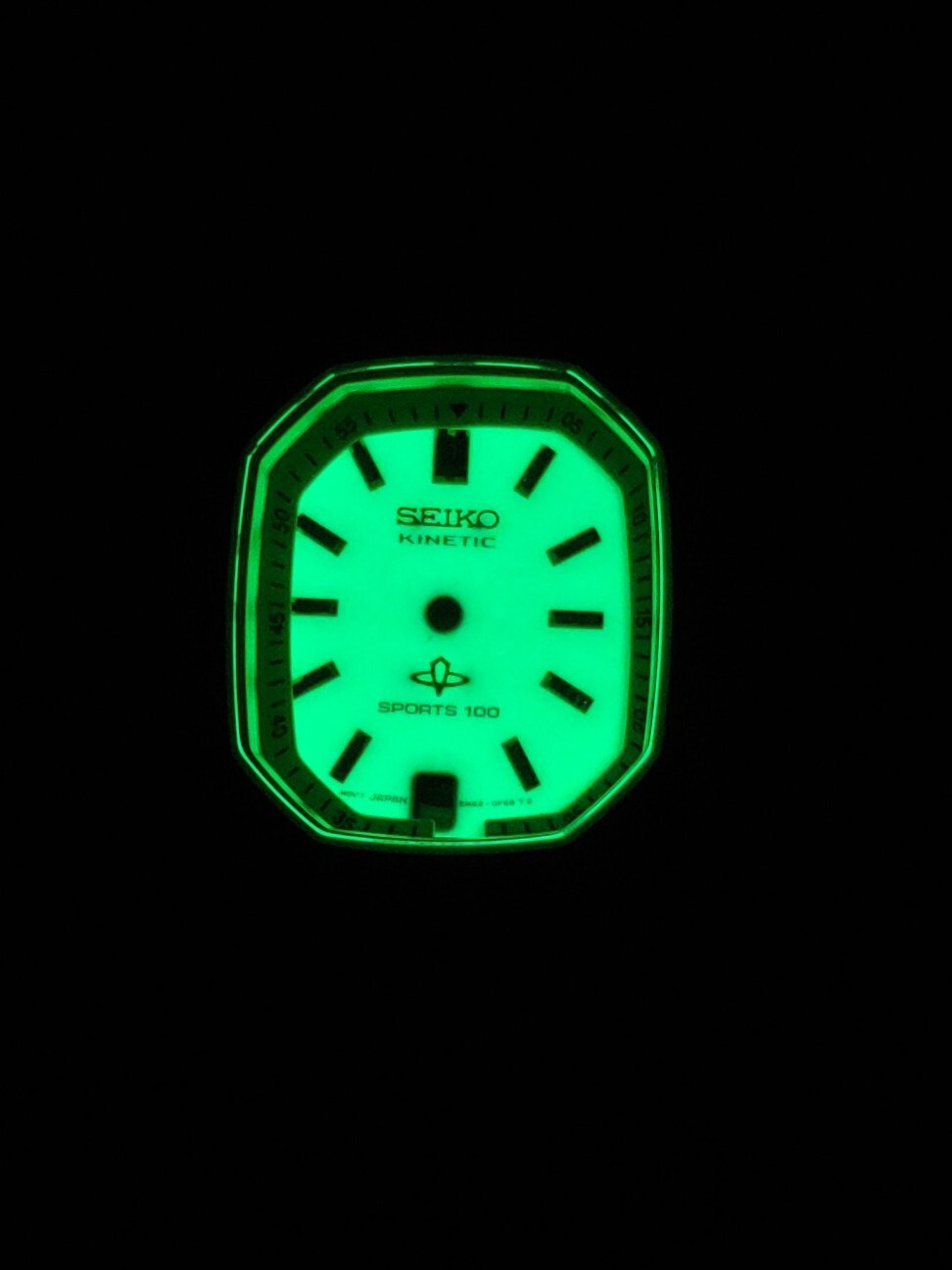 Rare Seiko Kinetic 5M42 0F68 T 2 Dial, 0C89 Case. Dial, Case,Crown, Caseback.