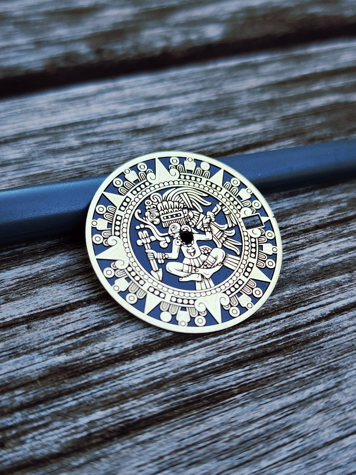 Custom-Made Laser Engraved Watch Dial | Maya Calendar – Order any designsize