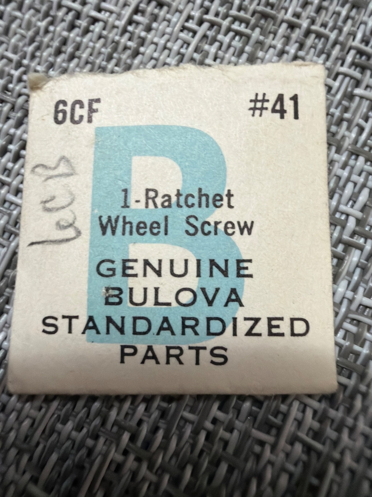Bulova Watch #41 Ratchet Wheel Screw – Various Calibers W/O Original Package