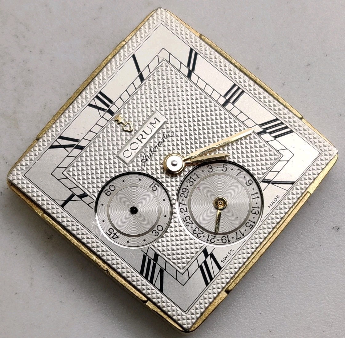 Corum Quadratus Frederic Piguet 9640 9641 Automatic watch movement For Repair