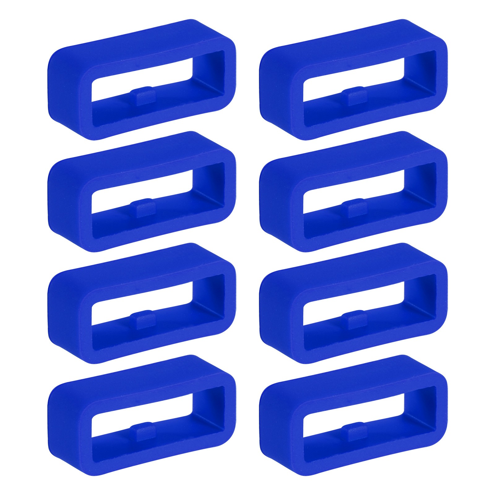 8 Pcs Watch Band Holder Loop, 16mm Universal Watch Replacement Band, Blue