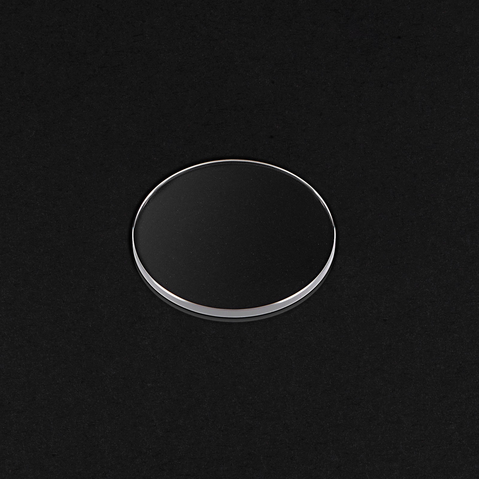 Watch Crystal Glass Lens 28mm Dia 1.5mm Thick Flat Round Sapphire Replacement
