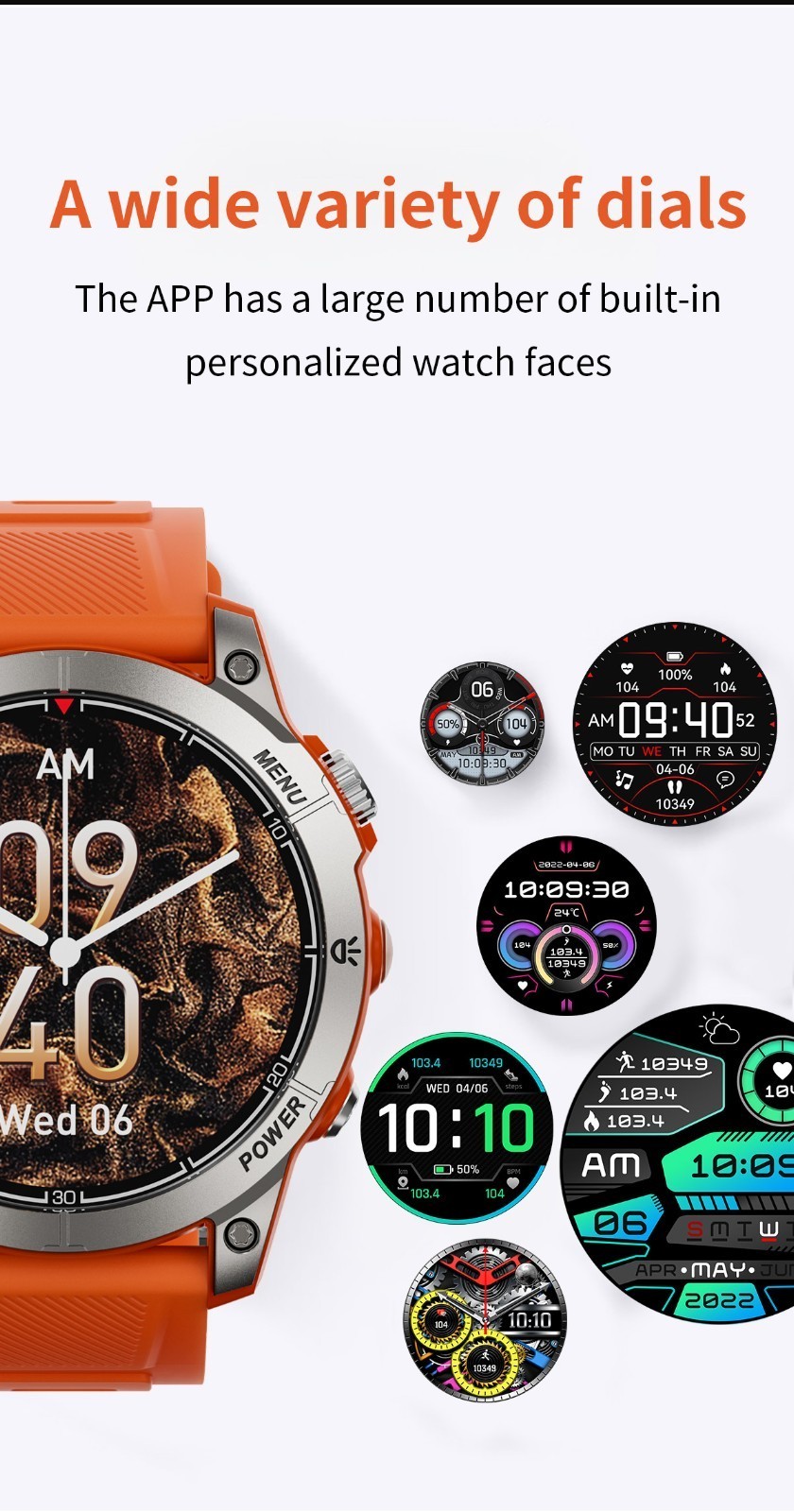 Smart Watch Sports Watch Bluetooth Smartwatch NFC Heart Monitor Waterproof Gift