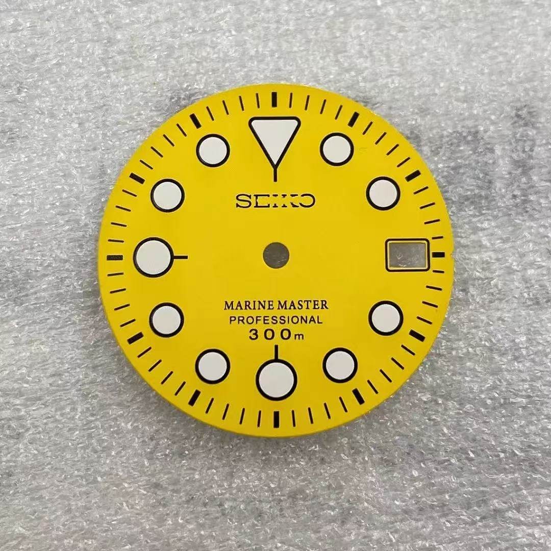 28.5mm Green Luminous Watch Dial for Nh35 NH36 Movement Watch accessories