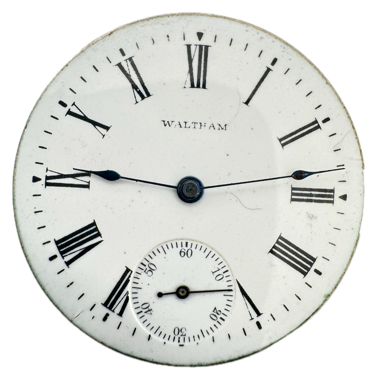 Antique 0s 1901 Waltham 1891 7J Mechanical Hunter Pocket Watch Movement Seaside