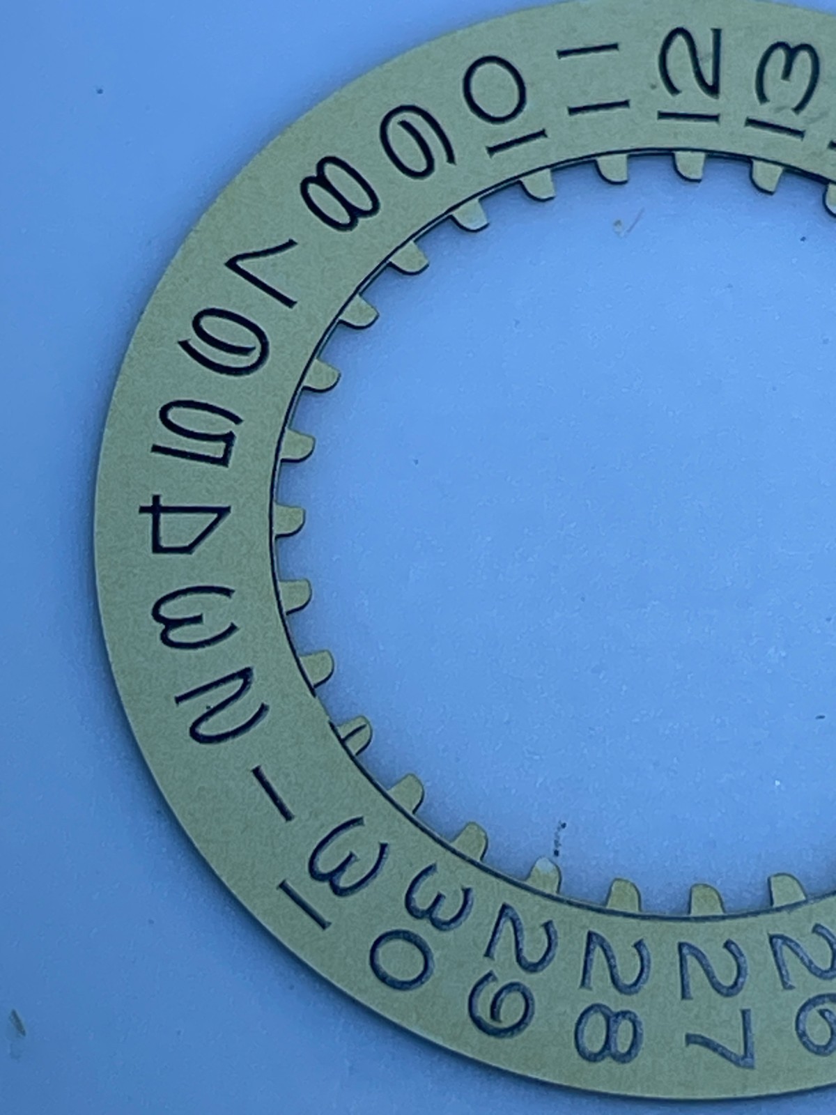 Vintage Genuine Rolex Date Disc for Caliber 3035