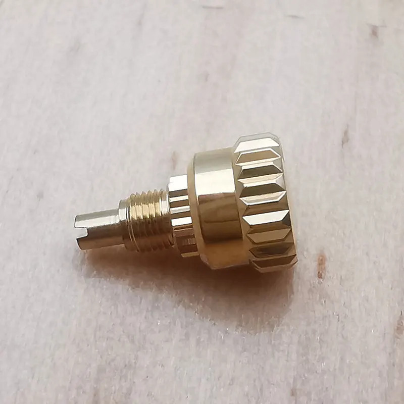 18K Solid Yellow Gold Pusher Button For Rolex Daytona 126508 116508 126518