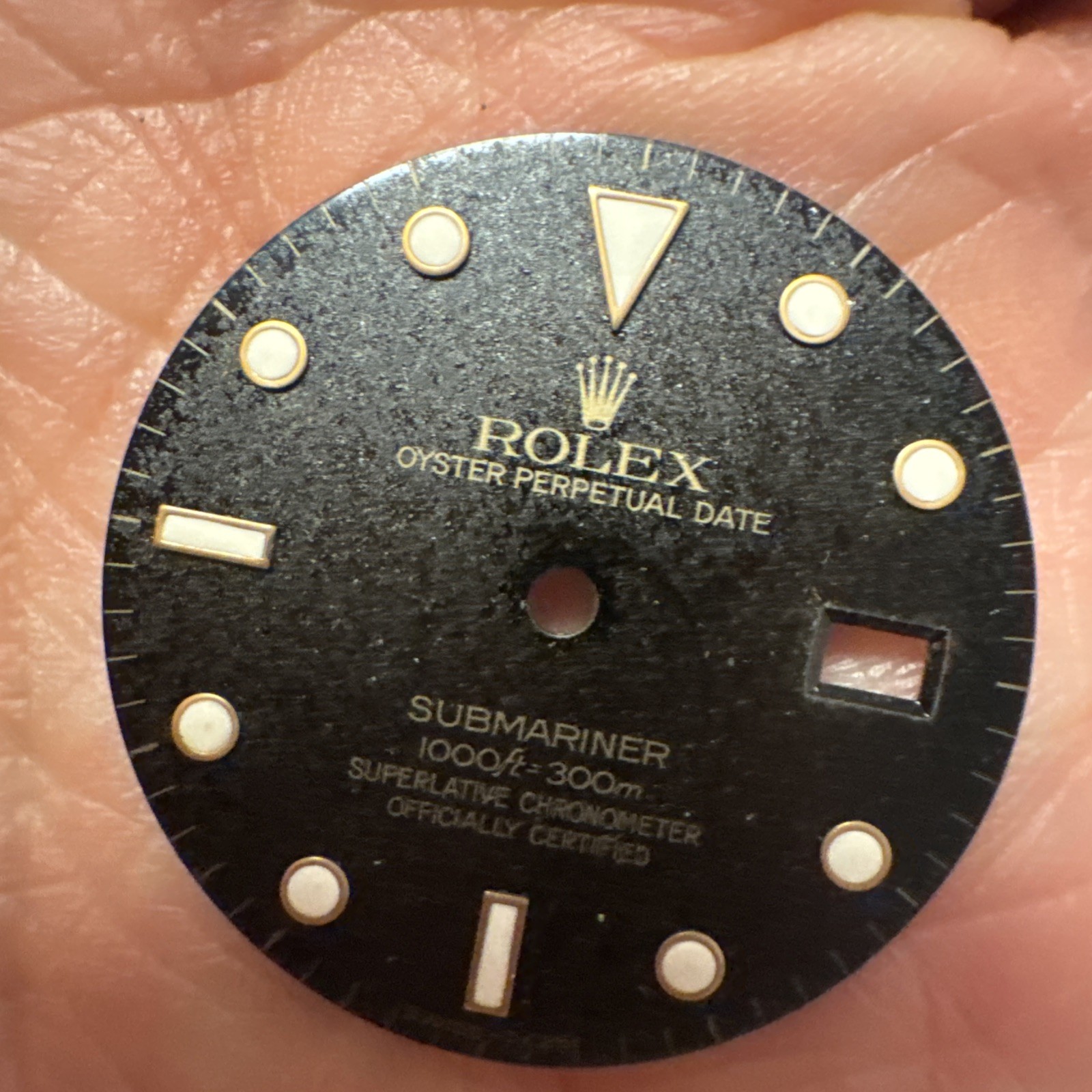 Tropical Rare Rolex Oyster Submariner 16618 16613 dial excellent Patina (S4)