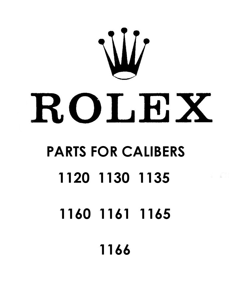 Genuine ROLEX watch movement parts for Cal 1120 1130 1160 1161 Sold Separately