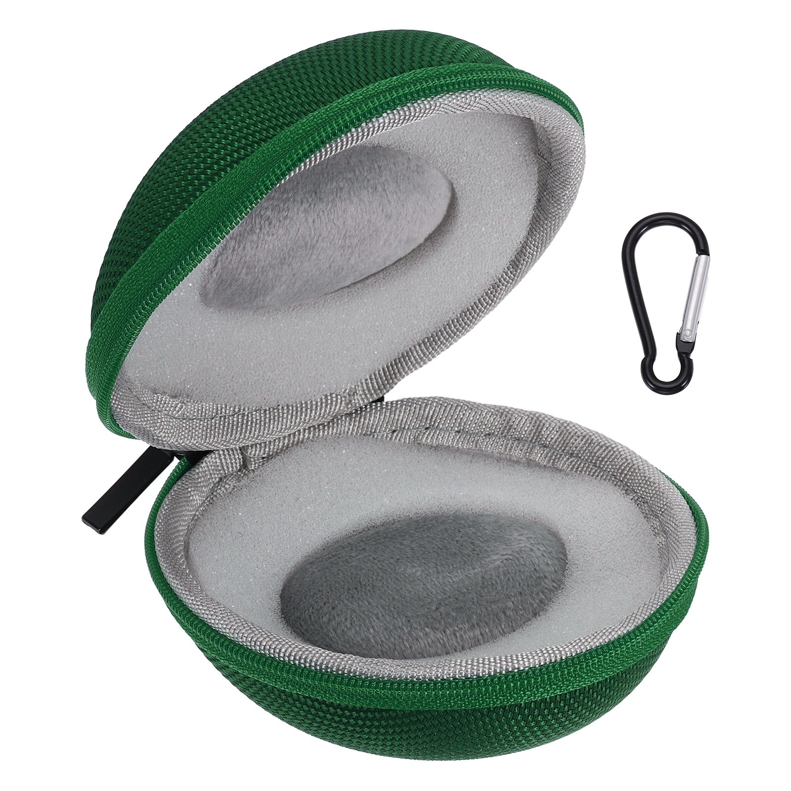 Watch Travel Case 1 Slot Velvet Storage Box Up to 50mm / 2 Inch, Green