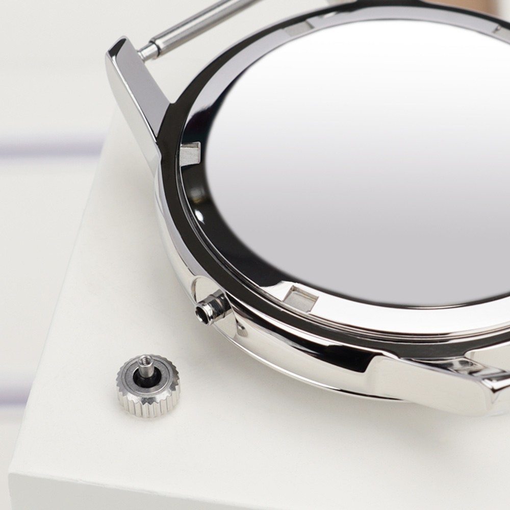 40.5mm Brushed Watch Case For Miyota GM00 Movement Polished 316L Stainless 10ATM
