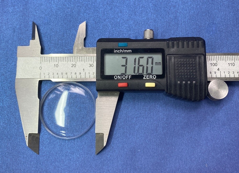🕒5x Acrylic Watch Crystal | 31.6 mm x 1.0mm Flat Top | USSR Vintage Plexiglass