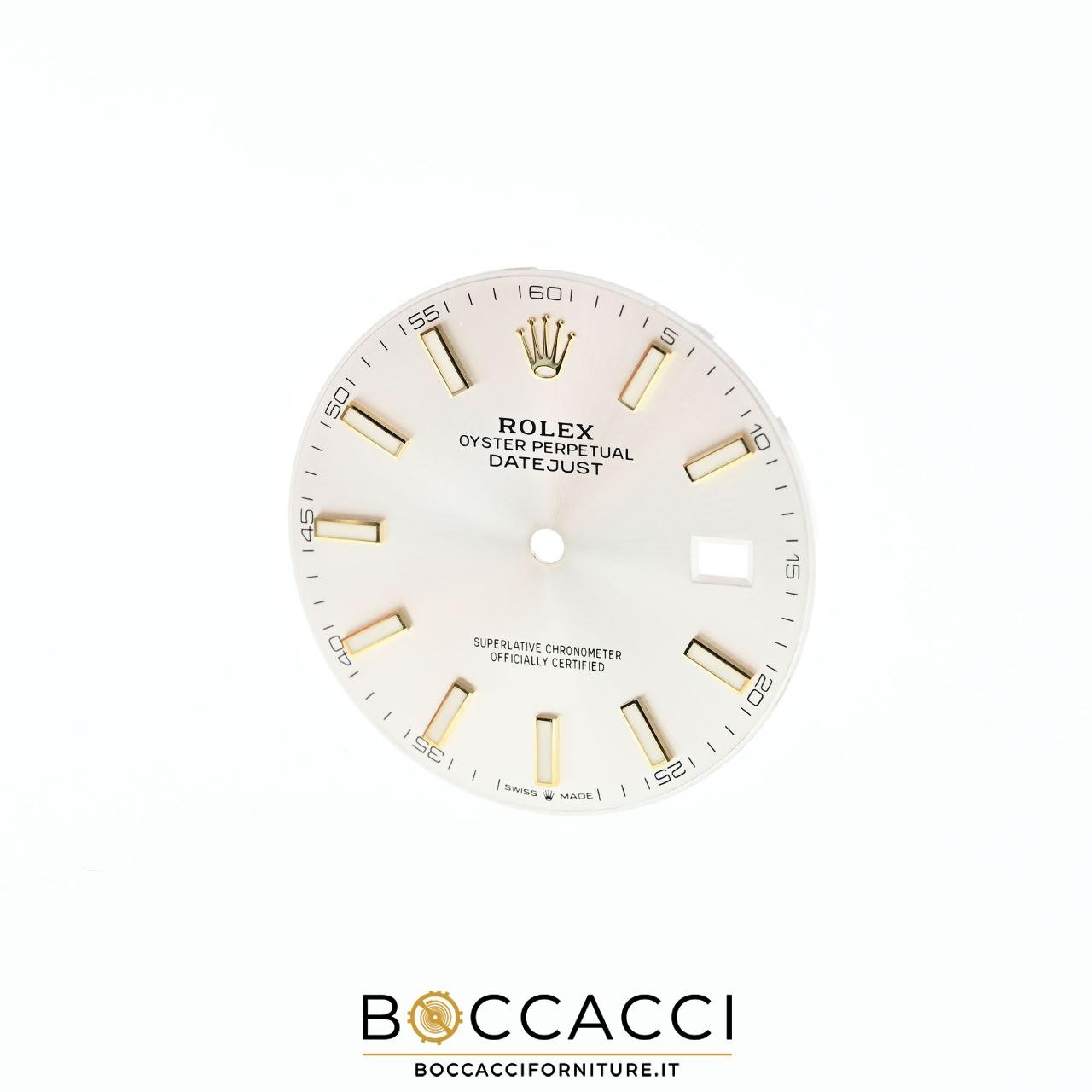 ROLEX Argentee Dial for Datejust 41 126333 126303 Chromalight (EXCELLENT STATE)