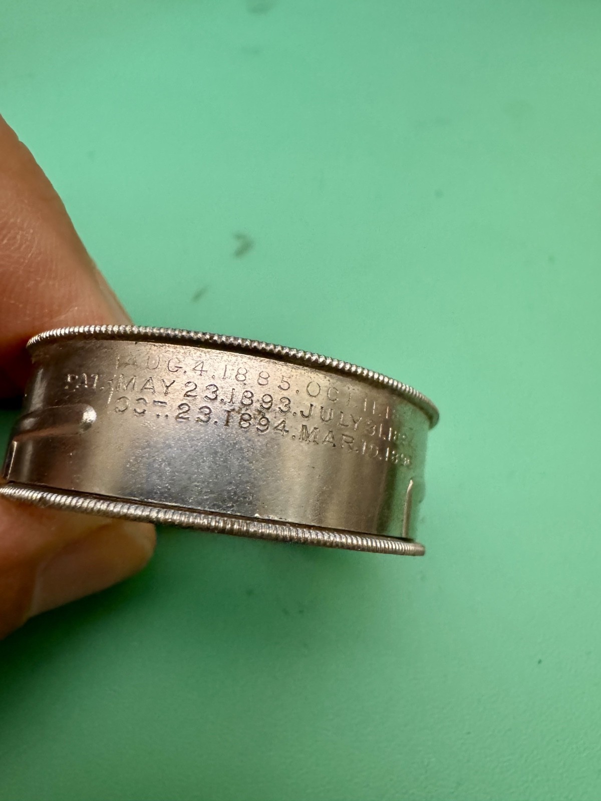 Waltham Watch Co. PAT 1885 1896 Movement Storage Case Watchmakers Estate