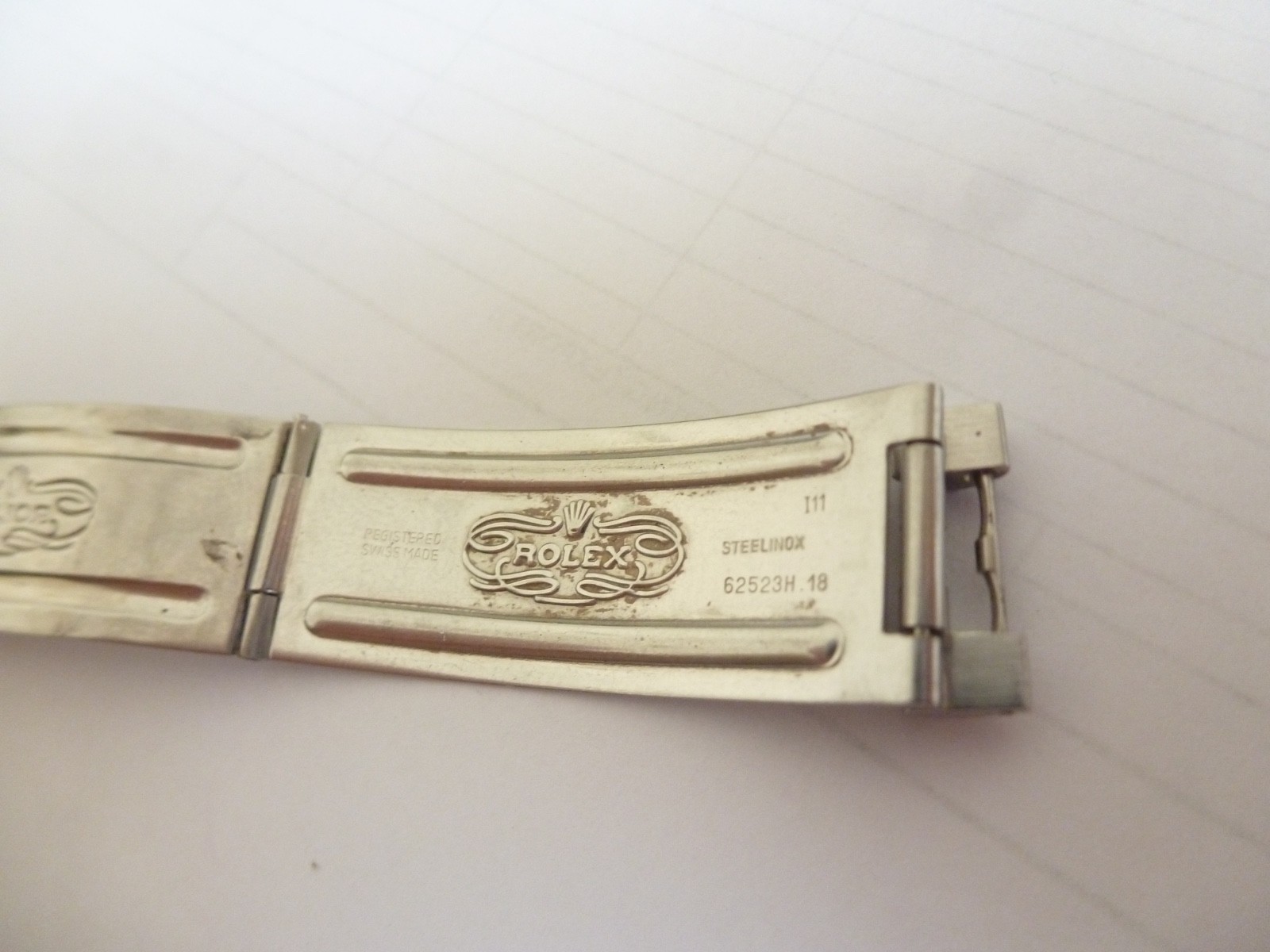 ORIGINAL ROLEX 62523-H18 Mens Buckle Code “I11” from 1986 in good condition!