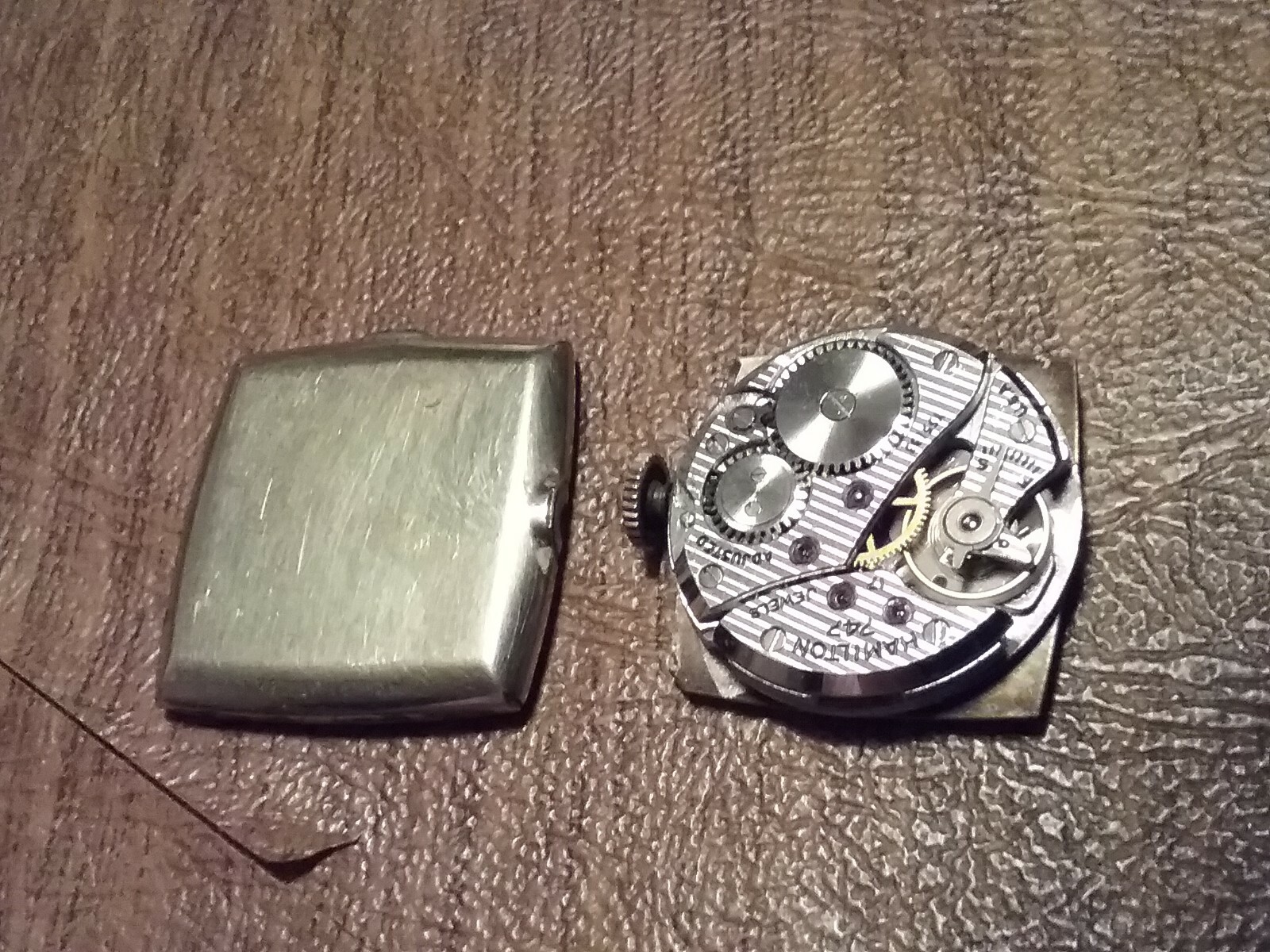 Vintage Men’s Hamilton Wrist Watch Movement 747 – 17 Jewels 14kt g.f speidel bnd