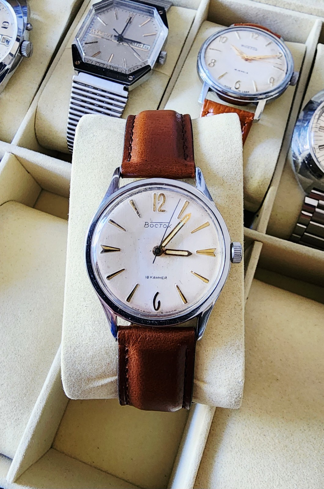 Vintage watch VOSTOK. Vostok export edition. 60s. MADE IN USSR. Soviet.