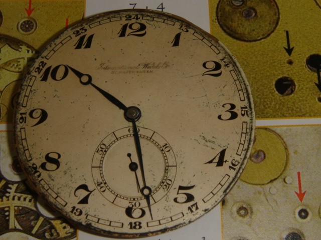 IWC Calibre 73 pocket watch movement International watch Co. project 1915-20