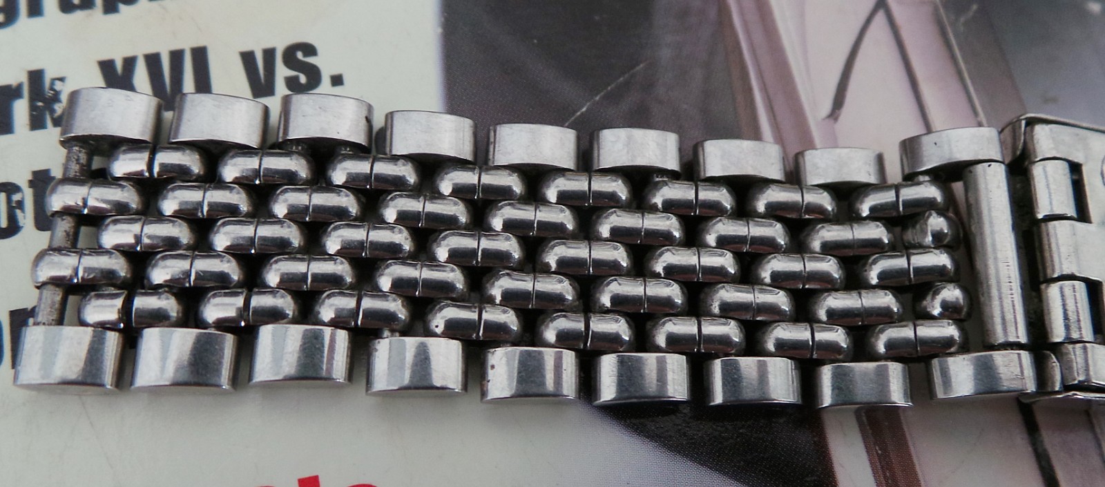 OMEGA 8220 Beads Of Rice Watch Bracelet-Rare!