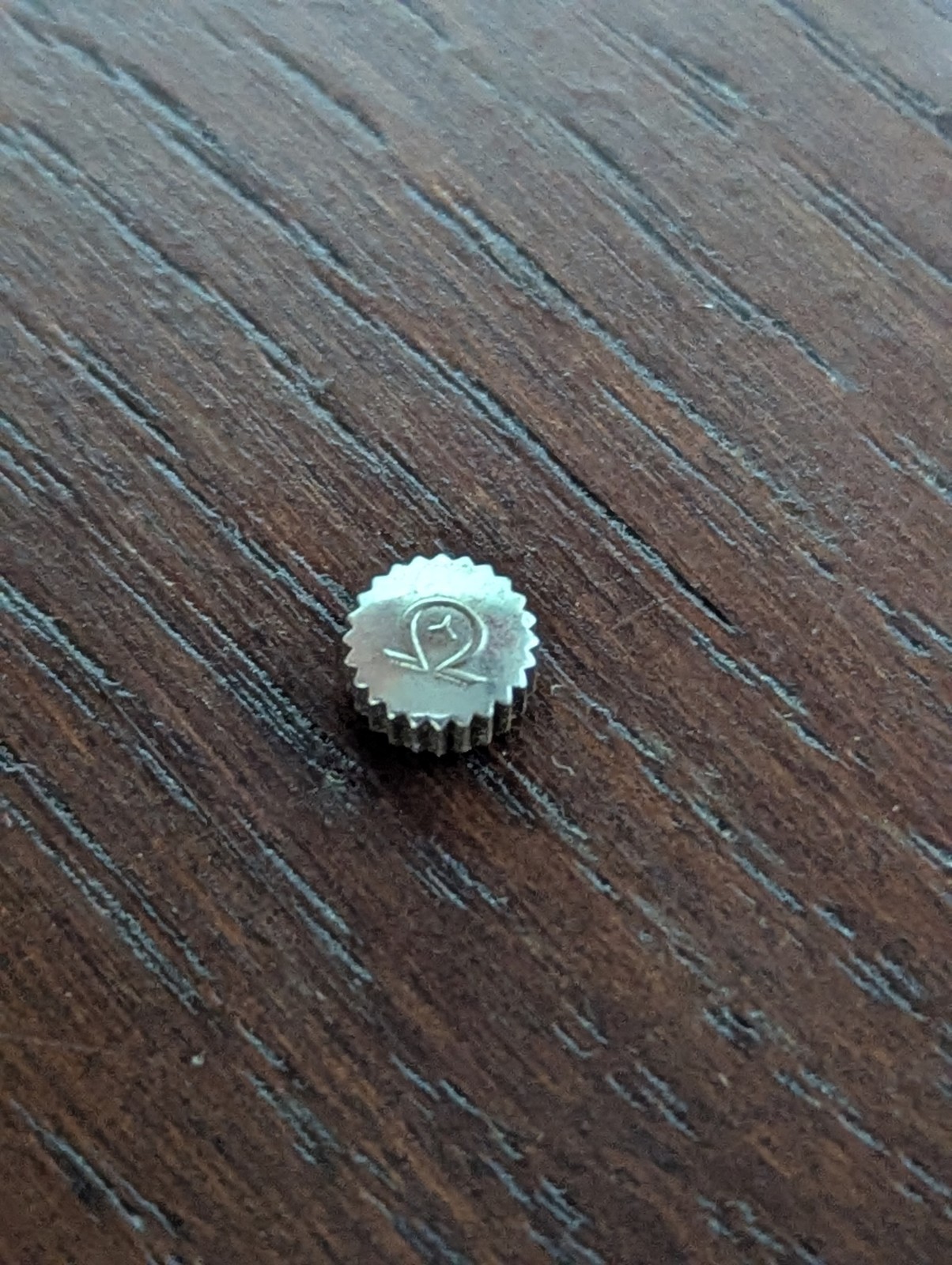 Rare Omega Mercedes NAIAD Seamaster Watch Crown, 6.26mm X 3.26mm, Tap 10 #P455