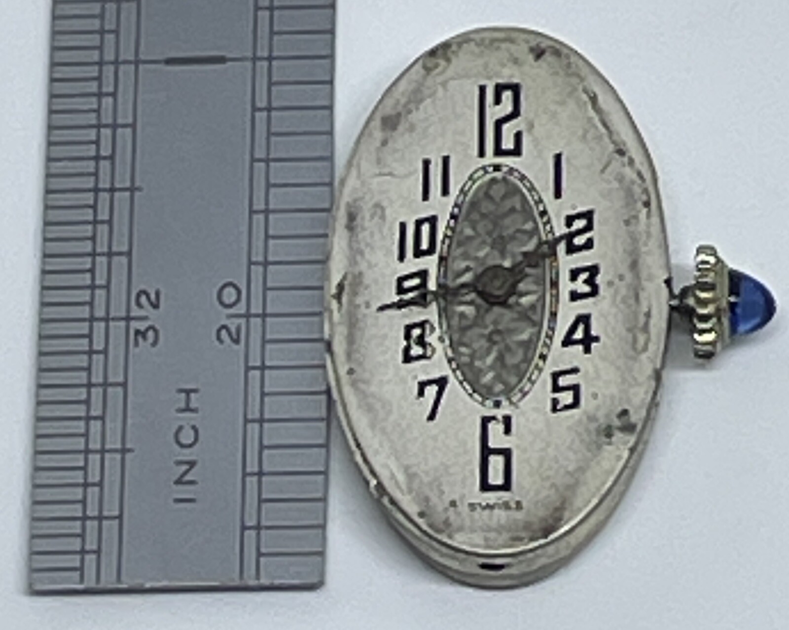 JW CHOPARD MOVEMENT Swiss 16 Jewels 3 Adjustments Does Not Run/For Parts