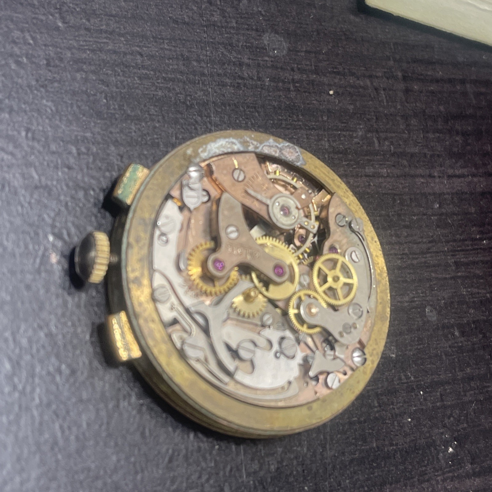 Vintage Chronograph walker ferrotex Movement & Dial Nobiles Swiss M